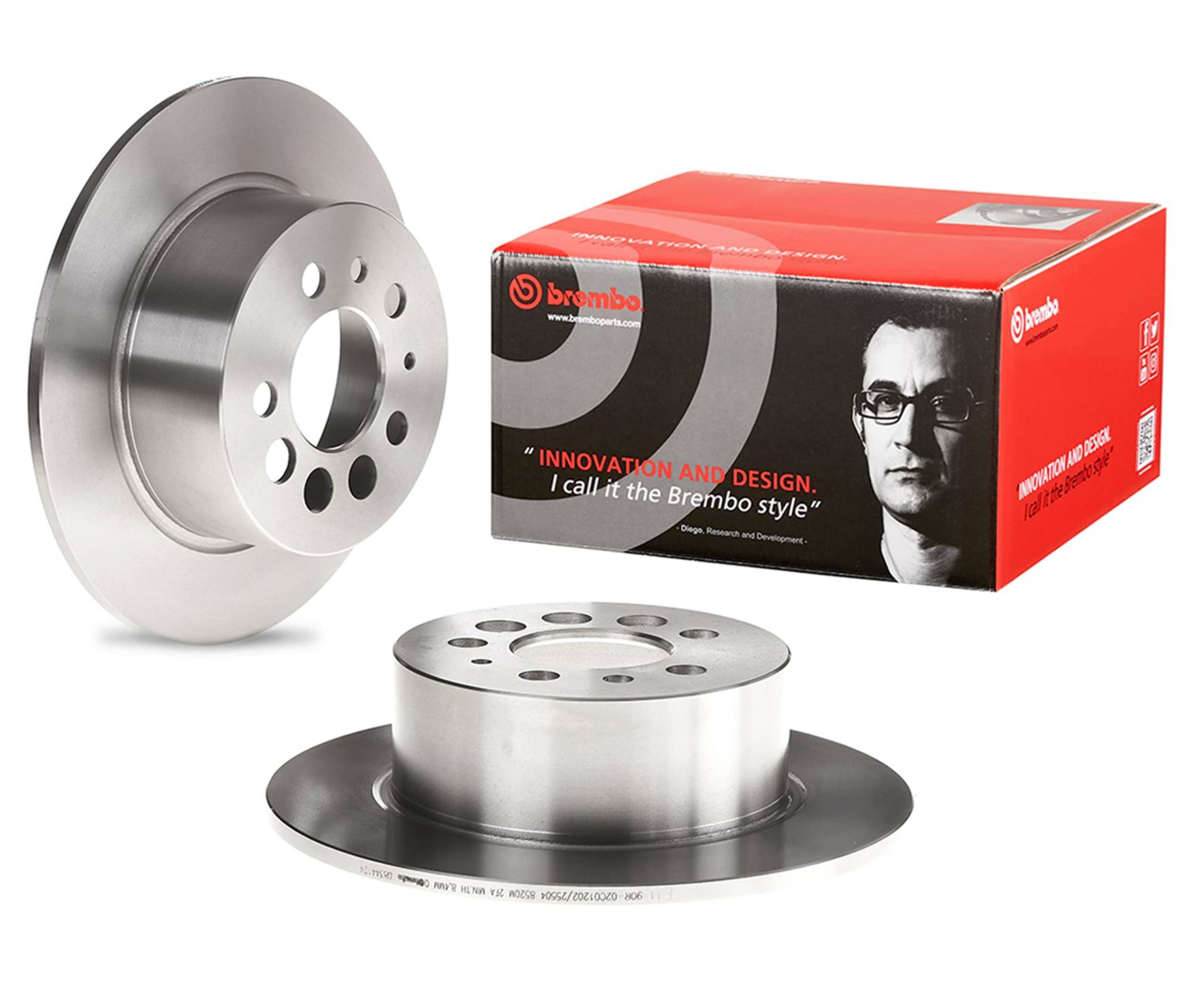 Brembo 08.3441.24 Bremsscheibe - Paar Brembo 08.3441.24 Bremsscheibe - Paar von Brembo