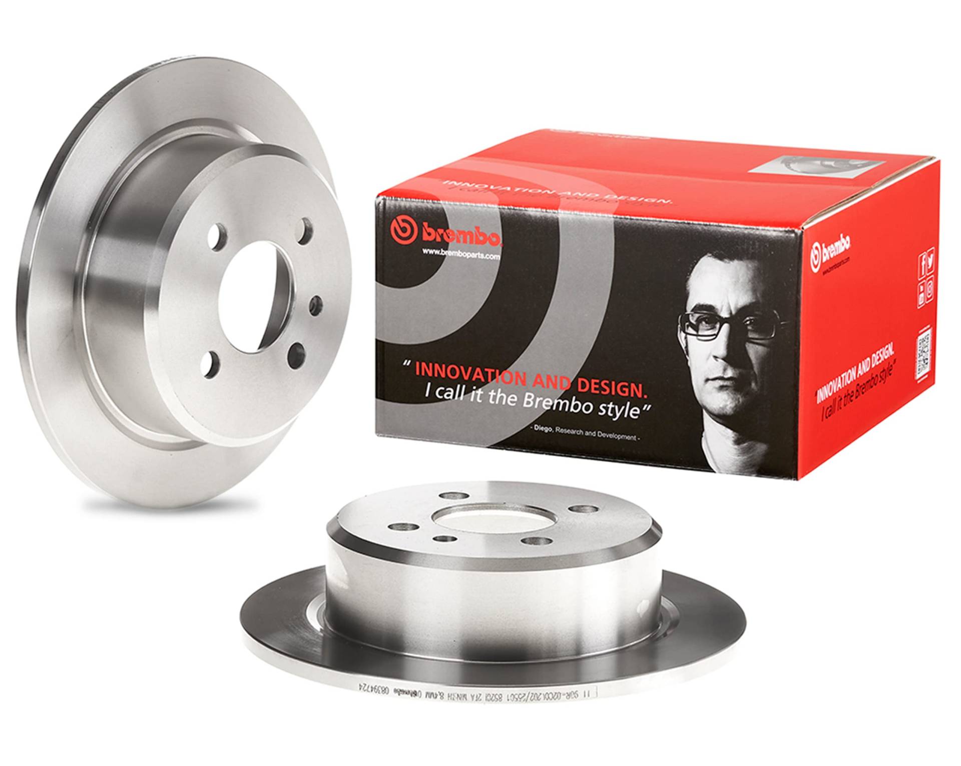 Brembo 08.3947.24 Bremsscheibe - Paar Brembo 08.3947.24 Bremsscheibe - Paar von Brembo