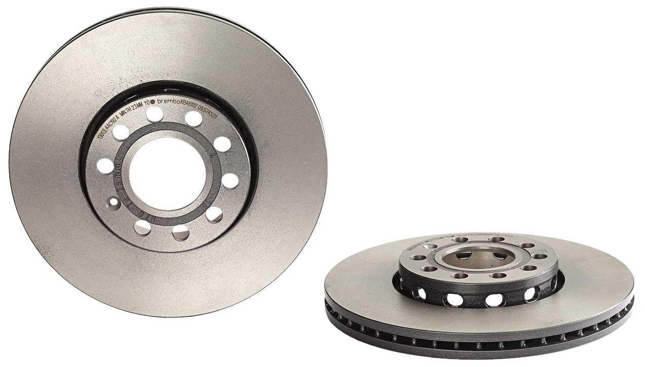 Brembo 09.5745.21 Vordere Bremsscheibe mit UV Lackierung, Anzahl 2 Brembo 09.5745.21 Vordere Bremsscheibe mit UV Lackierung, Anzahl 2 von Brembo