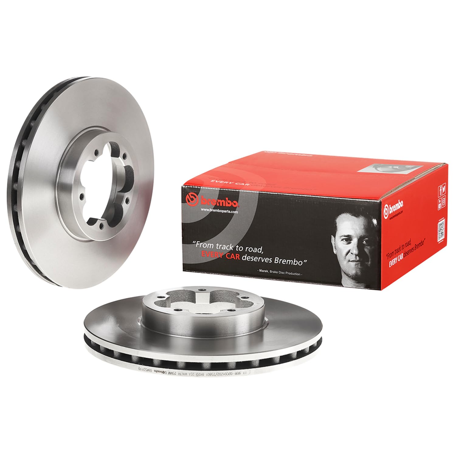 Brembo 09.A531.10 Bremsscheibe - Paar Brembo 09.A531.10 Bremsscheibe - Paar von Brembo