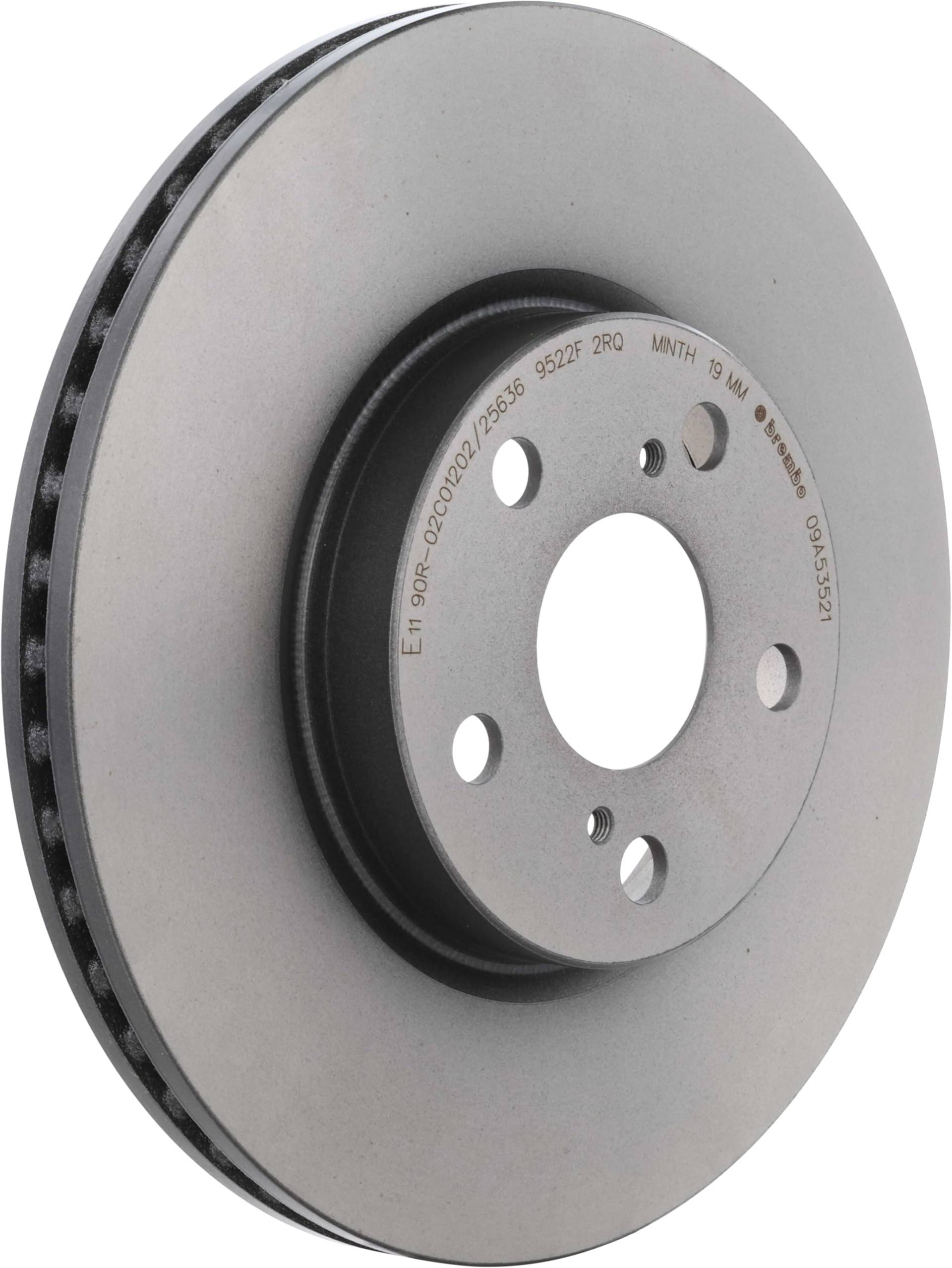 Brembo 09.A535.21 Bremsscheibe mit UV-Lack (2er Set) - vorne von Brembo
