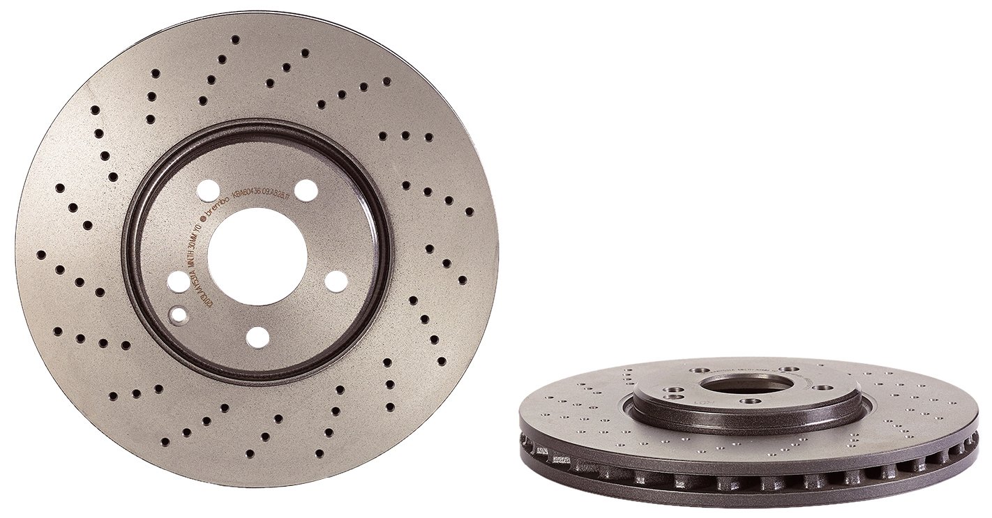 Brembo 09.A828.11 Vordere Bremsscheibe mit UV Lackierung Brembo 09.A828.11 Vordere Bremsscheibe mit UV Lackierung von Brembo