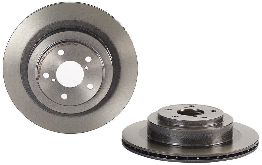 Brembo 09.B041.11 Hintere Bremsscheibe mit UV Lackierung, Anzahl 2 Brembo 09.B041.11 Hintere Bremsscheibe mit UV Lackierung, Anzahl 2 von Brembo