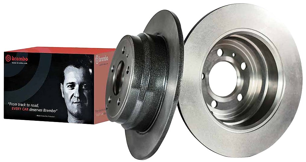 Brembo 09.B268.11 Hintere Bremsscheibe mit UV Lackierung, Anzahl 2 Brembo 09.B268.11 Hintere Bremsscheibe mit UV Lackierung, Anzahl 2 von Brembo
