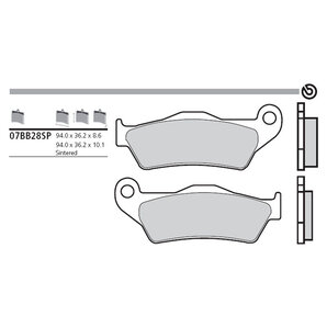 Brembo Bremsbeläge Sinter Bremsbelagsatz Mit ABE Brembo Bremsbeläge Sinter Bremsbelagsatz Mit ABE von Brembo