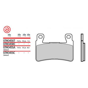 Brembo Bremsbeläge Sinter Bremsbelagsatz Mit ABE Brembo Bremsbeläge Sinter Bremsbelagsatz Mit ABE von Brembo