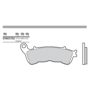Brembo Bremsbeläge Sinter Bremsbelagsatz Mit ABE Brembo Bremsbeläge Sinter Bremsbelagsatz Mit ABE von Brembo