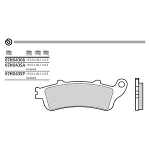 Brembo Bremsbeläge Sinter Bremsbelagsatz Mit ABE Brembo Bremsbeläge Sinter Bremsbelagsatz Mit ABE von Brembo