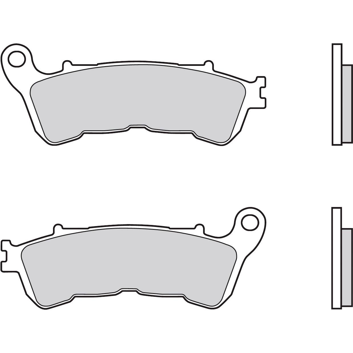 Brembo Bremsbeläge Sintermetall 07HO57.SA 117,6x44,9x8,8mm Brembo Bremsbeläge Sintermetall 07HO57.SA 117,6x44,9x8,8mm von Brembo