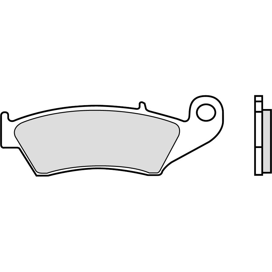 Brembo Bremsbeläge organisch 07KA17.TT 94,2x34,2x7,2mm Brembo Bremsbeläge organisch 07KA17.TT 94,2x34,2x7,2mm von Brembo