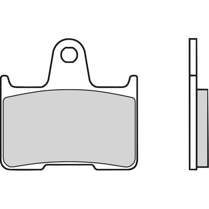 Brembo Bremsbeläge organisch 07KA21.07  59,7x57,1x8mm von Brembo