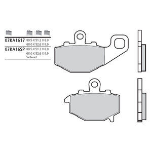 Brembo Bremsbeläge organisch Bremsbelagsatz mit ABE von Brembo