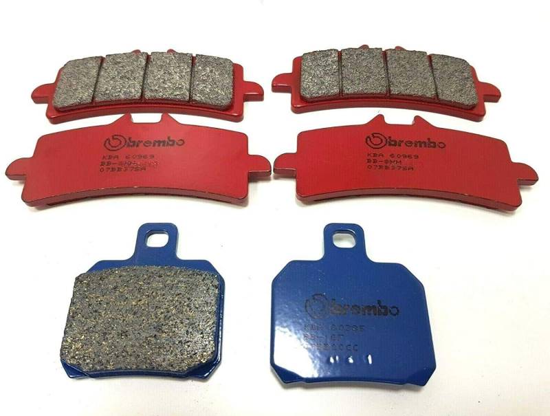 Brembo Bremsbeläge vorne + hinten RSV4 Factory 1000 2009 2010 2011 2012 2013 2014 2015 2016 von Brembo