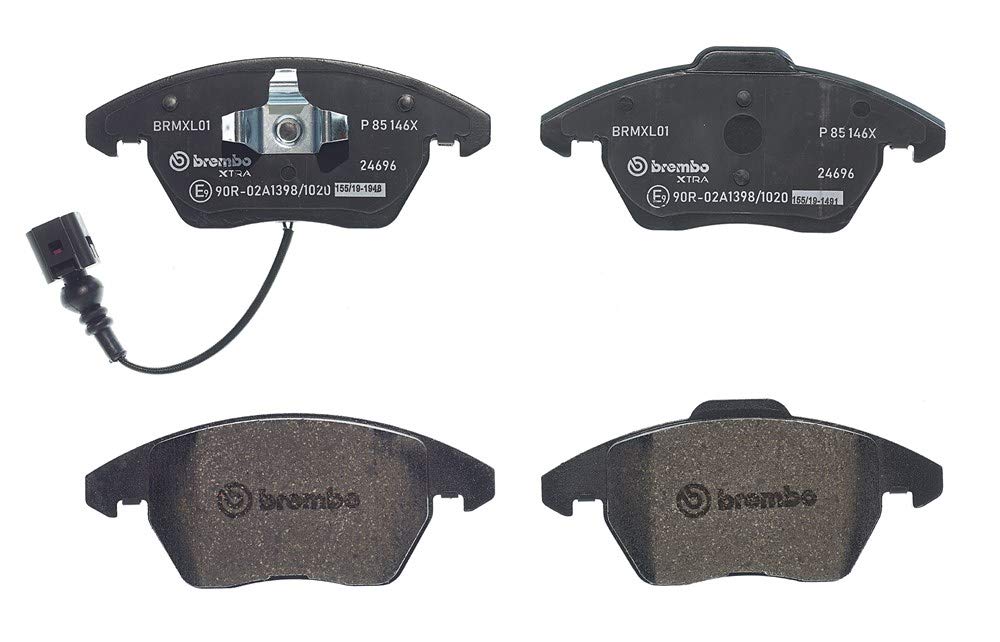 BREMBO Bremsbeläge Vorne (P 85 146X) passend für SEAT Altea Xl SKODA Yeti VW Caddy III BREMBO Bremsbeläge Vorne (P 85 146X) passend für SEAT Altea Xl SKODA Yeti VW Caddy III von Brembo