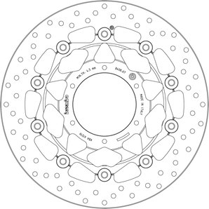 Brembo Bremsscheiben schwimmend mit ABE von Brembo