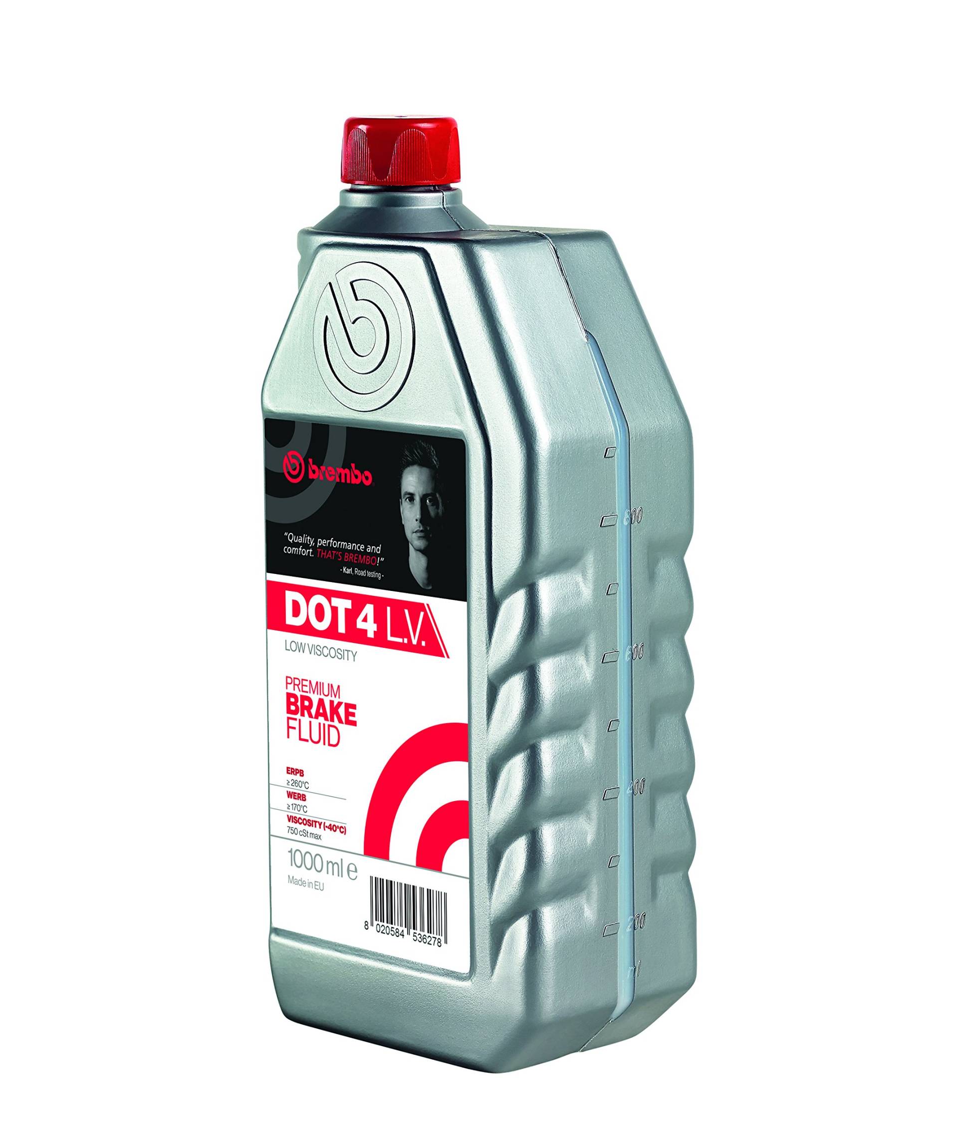 Brembo L04210 Bremsflüssigkeit Dot 4 Low Viscosity Brembo L04210 Bremsflüssigkeit Dot 4 Low Viscosity von Brembo
