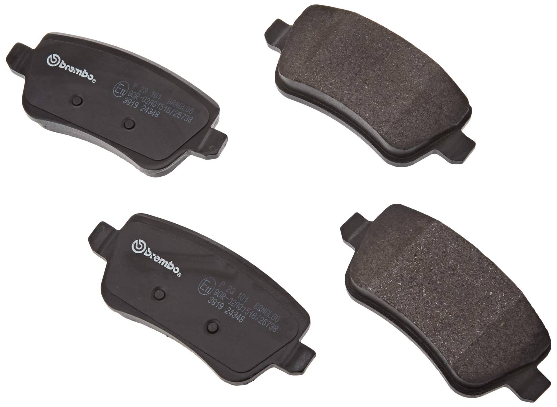 Brembo P 23 101 Bremsbelagsatz, Scheibenbremse - (4-teilig) Brembo P 23 101 Bremsbelagsatz, Scheibenbremse - (4-teilig) von Brembo