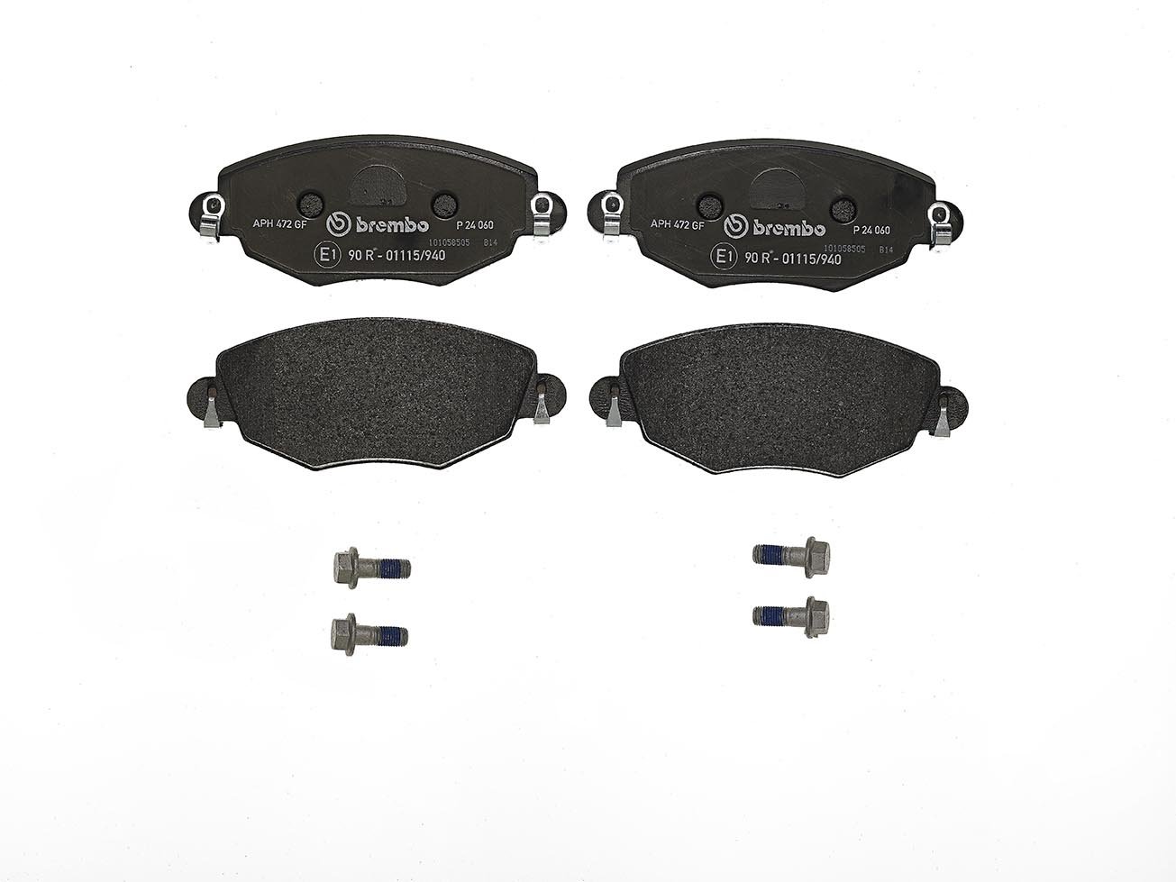 Brembo P 24 060 Bremsbelagsatz, Scheibenbremse - (4-teilig) von Brembo