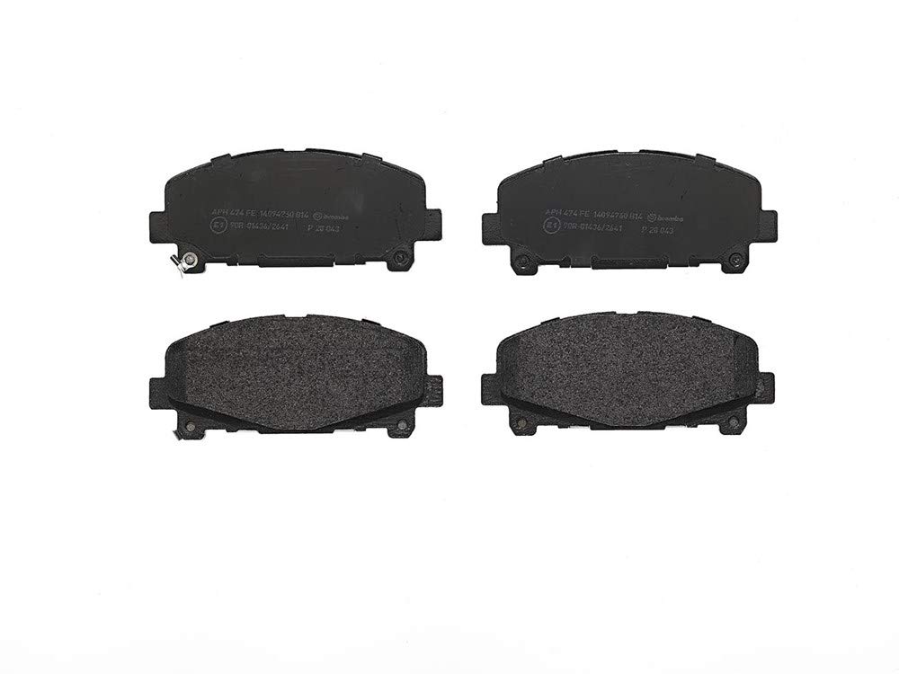 Brembo P 28 043 Bremsbelagsatz, Scheibenbremse - (4-teilig) Brembo P 28 043 Bremsbelagsatz, Scheibenbremse - (4-teilig) von Brembo