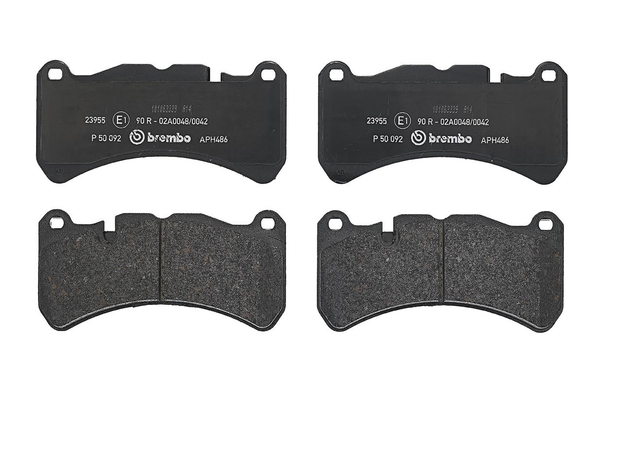 Brembo P50092 Vordere Bremsbeläge, Anzahl 4 Brembo P50092 Vordere Bremsbeläge, Anzahl 4 von Brembo