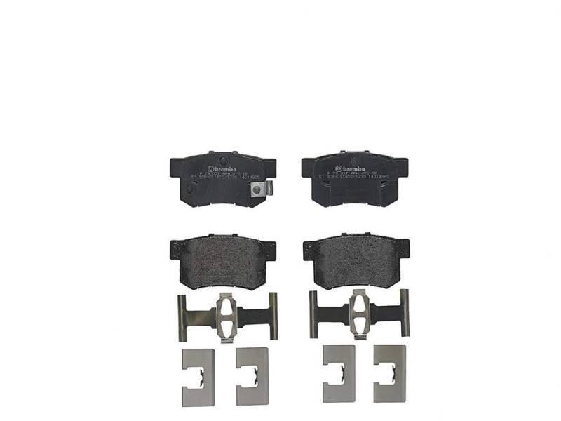 Brembo P79027 Hintere Bremsbeläge, Anzahl 4 von Brembo