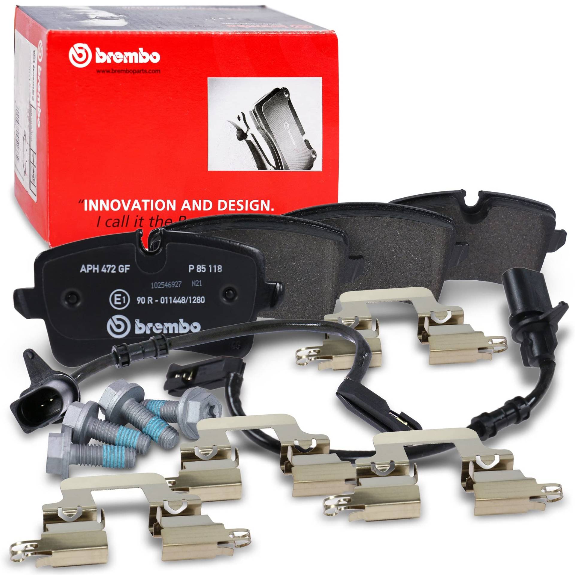 Brembo P85118 Hintere Bremsbeläge, Anzahl 4 Brembo P85118 Hintere Bremsbeläge, Anzahl 4 von Brembo