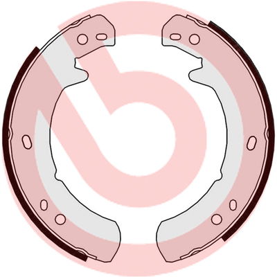 Bremsbackensatz, Feststellbremse Hinterachse Brembo S 44 507 von Brembo