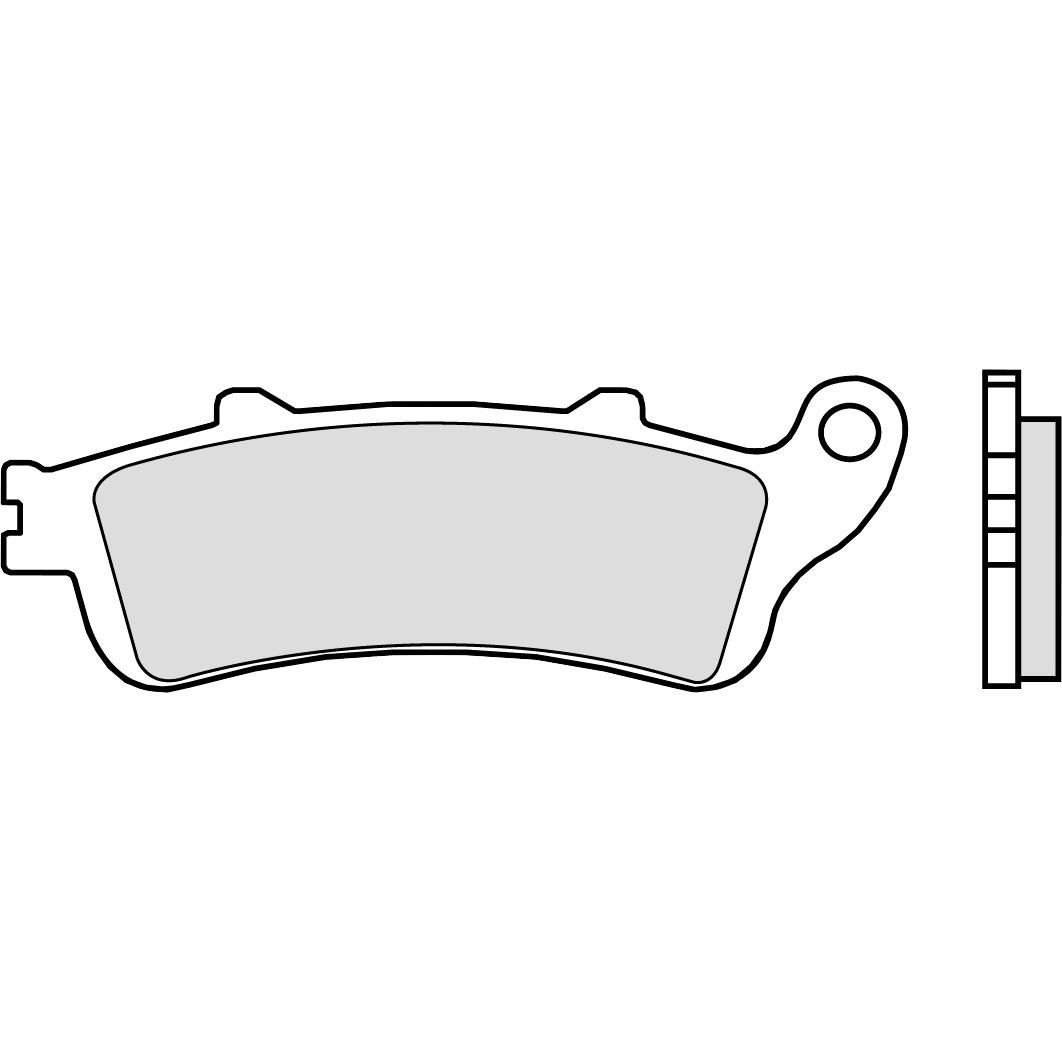 Brembo Bremsbeläge Sintermetall 07HO43.SP 115x40,1x8,3mm Brembo Bremsbeläge Sintermetall 07HO43.SP 115x40,1x8,3mm von Brembo