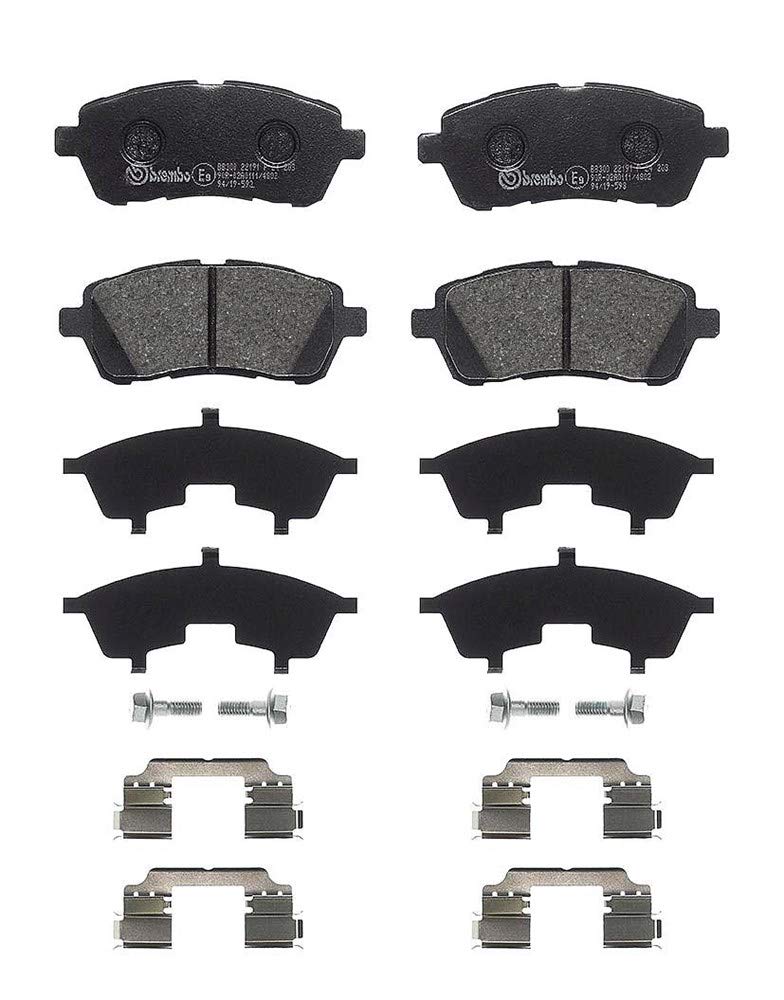 Bremsbeläge Vorne von Brembo mit Zubehör (P 24 203) Bremsbelagsatz Bremsanlage Scheibenbremsbelagsatz, Scheibenbremsbelagsatz, Bremsklötze, Bremsklotz, Beläge, Bremsbeläge,Bremsbelaege von Brembo