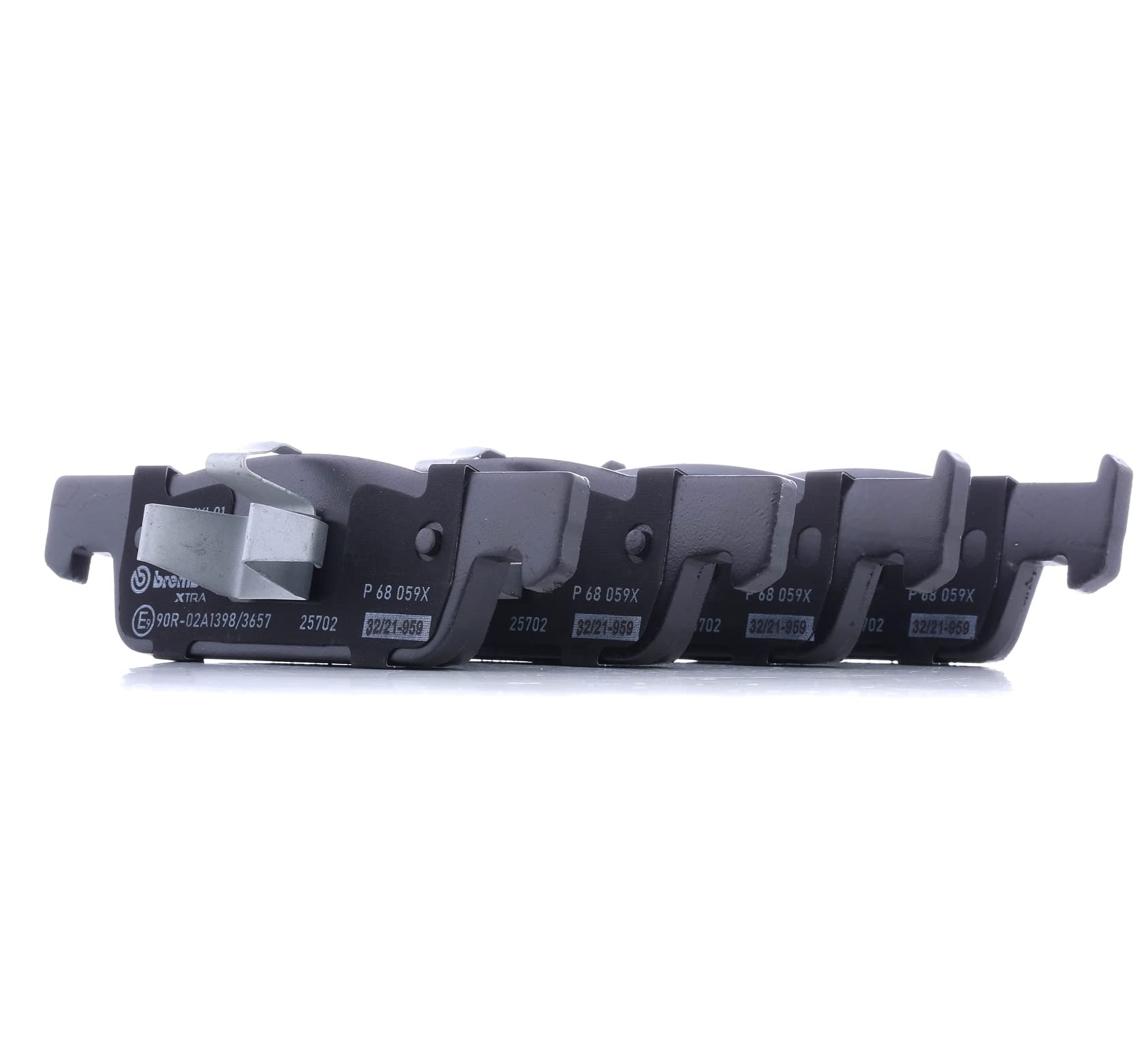 Bremsbelagsatz, Scheibenbremse BREMBO XTRA LINE Vorne von Brembo (P 68 059X) Bremsbelagsatz Bremsanlage Scheibenbremsbelagsatz, Scheibenbremsbelagsatz, Bremsklötze, Bremsklotz, Beläge, von Brembo