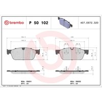 Bremsbelagsatz BREMBO Xtra P 50 102X, Vorne Bremsbelagsatz BREMBO Xtra P 50 102X, Vorne von Brembo