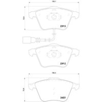 Bremsbelagsatz BREMBO Xtra P 85 129X, Vorne von Brembo