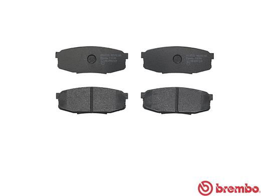 Bremsbelagsatz, Scheibenbremse Hinterachse Brembo P 83 098X von Brembo