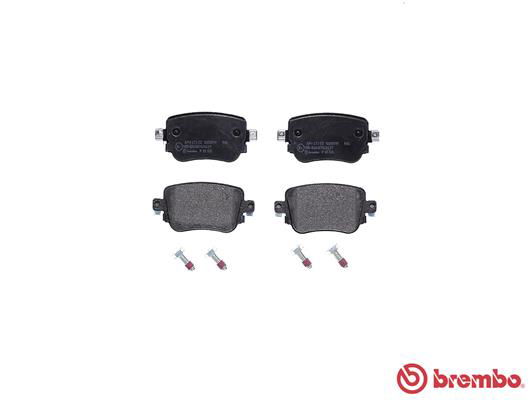 Bremsbelagsatz, Scheibenbremse Hinterachse Brembo P 85 135X von Brembo