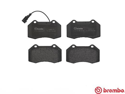 Bremsbelagsatz, Scheibenbremse Vorderachse Brembo P 23 117X von Brembo
