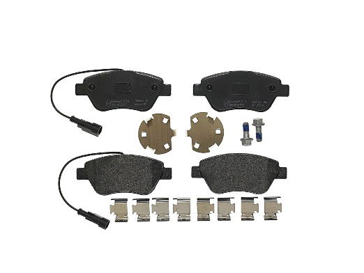 Bremsbelagsatz, Scheibenbremse Vorderachse Brembo P 23 141X von Brembo