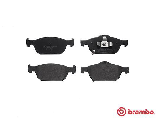 Bremsbelagsatz, Scheibenbremse Vorderachse Brembo P 28 076X von Brembo