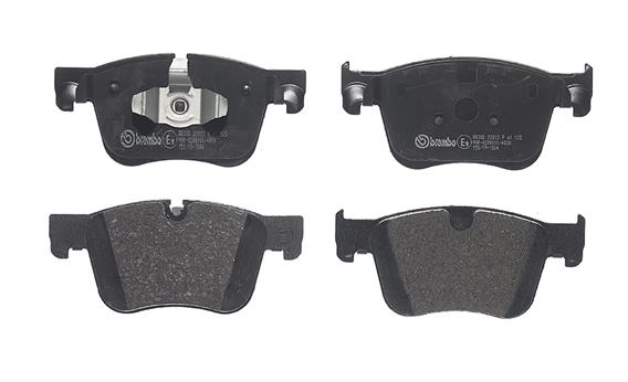Bremsbelagsatz, Scheibenbremse Vorderachse Brembo P 61 135X von Brembo