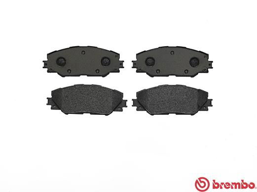 Bremsbelagsatz, Scheibenbremse Vorderachse Brembo P 83 071X von Brembo
