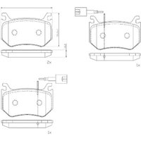Bremsbelagsatz BREMBO P 23 184 Bremsbelagsatz BREMBO P 23 184 von Brembo