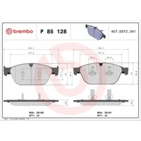 Bremsbelagsatz BREMBO P 85 128 Bremsbelagsatz BREMBO P 85 128 von Brembo