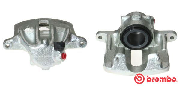 Bremssattel Vorderachse links hinter der Achse Brembo F 06 002 von Brembo