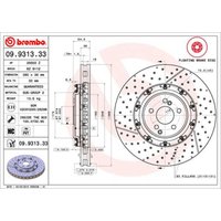 Bremsscheibe BREMBO 9931333 vorne, belüftet, geschlitzt, hochkarbonisiert, 1 Stück Bremsscheibe BREMBO 9931333 vorne, belüftet, geschlitzt, hochkarbonisiert, 1 Stück von Brembo