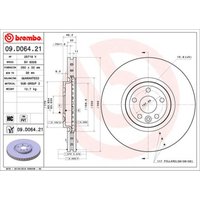 Bremsscheibe BREMBO 09D06421 vorne, belüftet, hochkarbonisiert, 1 Stück Bremsscheibe BREMBO 09D06421 vorne, belüftet, hochkarbonisiert, 1 Stück von Brembo