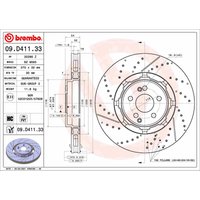 Bremsscheibe BREMBO 09D41133 hinten, belüftet, hochkarbonisiert, 1 Stück Bremsscheibe BREMBO 09D41133 hinten, belüftet, hochkarbonisiert, 1 Stück von Brembo