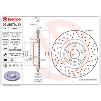 Bremsscheibe BREMBO XTRA LINE BREMBO 09.B970.1X, 1 Stück Bremsscheibe BREMBO XTRA LINE BREMBO 09.B970.1X, 1 Stück von Brembo