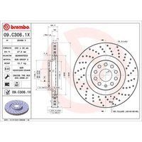Bremsscheibe BREMBO XTRA LINE BREMBO 09.C306.1X, 1 Stück Bremsscheibe BREMBO XTRA LINE BREMBO 09.C306.1X, 1 Stück von Brembo