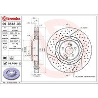 Bremsscheibe BREMBO 09.B848.33 von Brembo