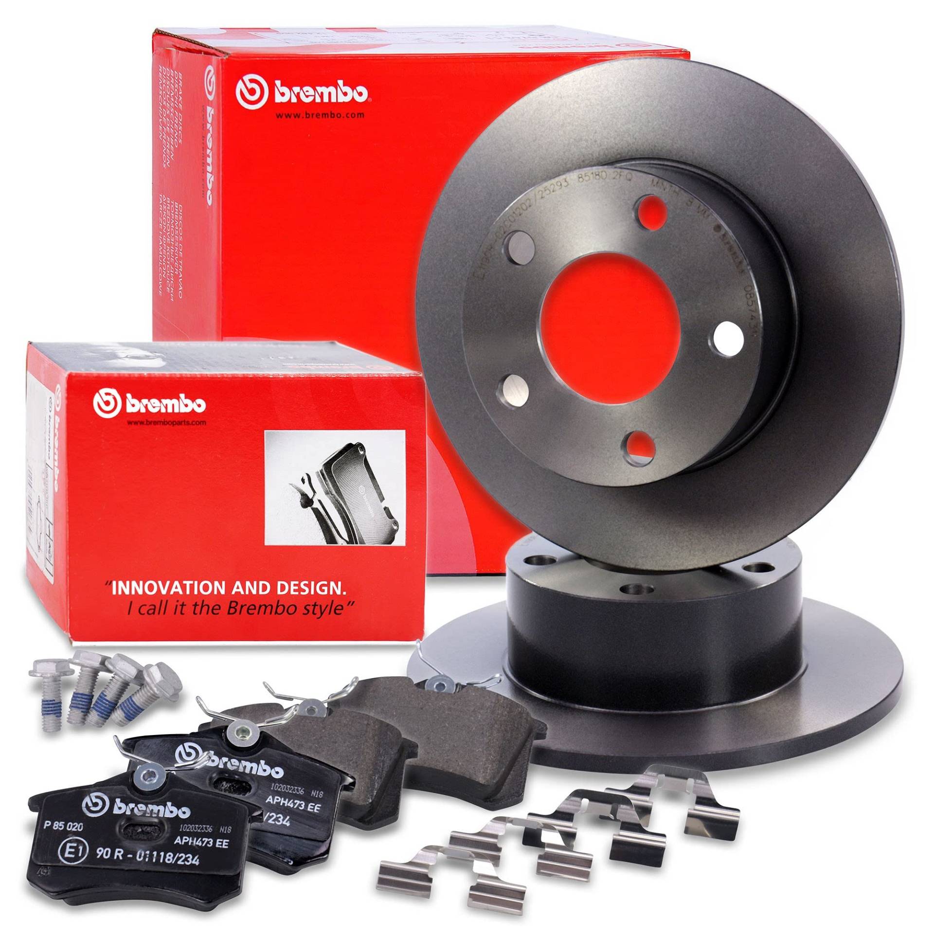 BREMBO Set freni a disco rivestiti Asse posteriore incl. dischi freno posteriori Ø 245 mm Pastiglie freno complete e posteriori Compatibile con AUDI A6 C5,, SKODA SUPERB 1, VW PASSAT B5, PASSAT B5.5 BREMBO Set freni a disco rivestiti Asse posteriore incl. dischi freno posteriori Ø 245 mm Pastiglie freno complete e posteriori Compatibile con AUDI A6 C5,, SKODA SUPERB 1, VW PASSAT B5, PASSAT B5.5 von Brembo