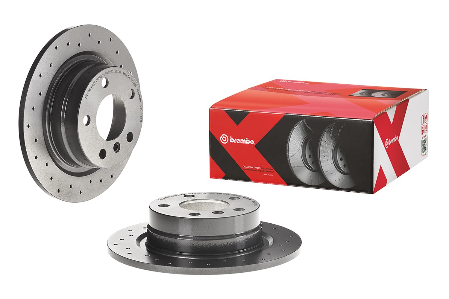 Set 2x Bremsscheibe Hinten Kompatibel mit BMW F20 F21 2011-2019 von Autoteile Gocht Set 2x Bremsscheibe Hinten Kompatibel mit BMW F20 F21 2011-2019 von Autoteile Gocht von Brembo